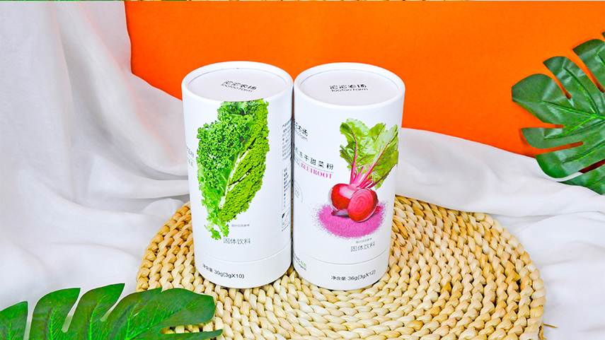 蔬菜粉紙罐包裝