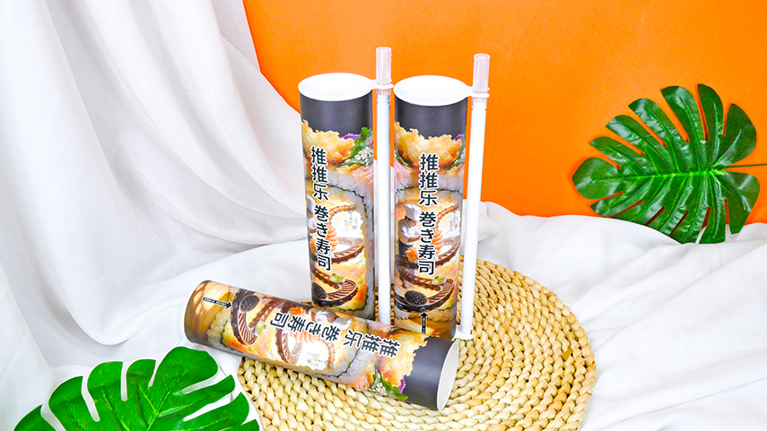 推推樂(lè)壽司紙罐包裝