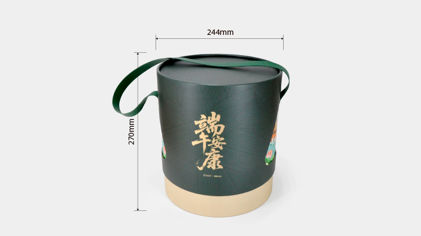 圓形粽子禮盒包裝