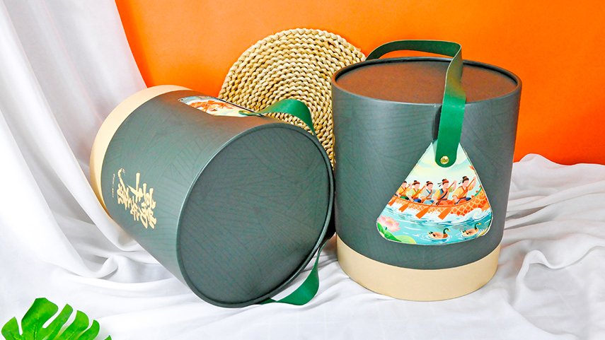 圓形粽子禮盒包裝